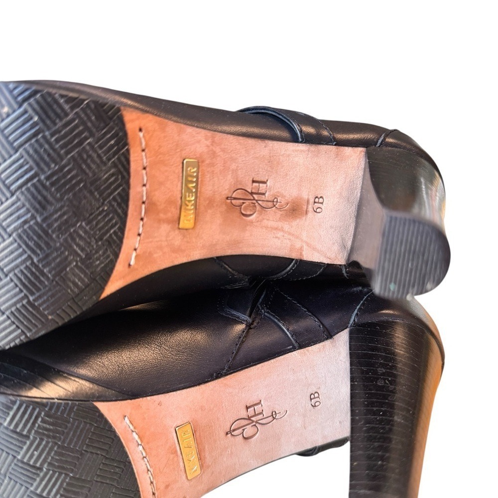 Cole Haan Air Julisa Tall Knee High Black Leather Riding Boots Women's 6.5B IOB - Picture 6 of 10
